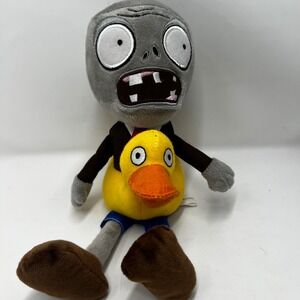 Plants vs Zombies PvZ DUCKY TUBE ZOMBIE Plush Toy 11" Linxin With Suction Cup
